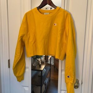Champion Crop Top Sweatshirt